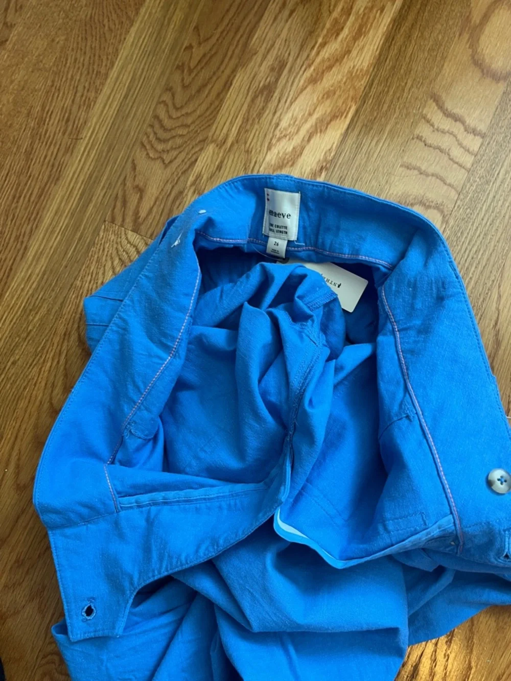 Anthropologie x Maeve Colette Linen Edition Full Length Size 28 NWT READ - Picture 12 of 12